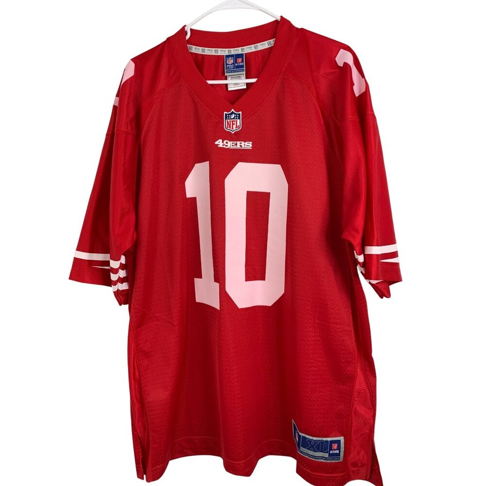 NFL Pro Line San Francisco 49ers #10 Garoppolo Red Football Jersey XL 8475